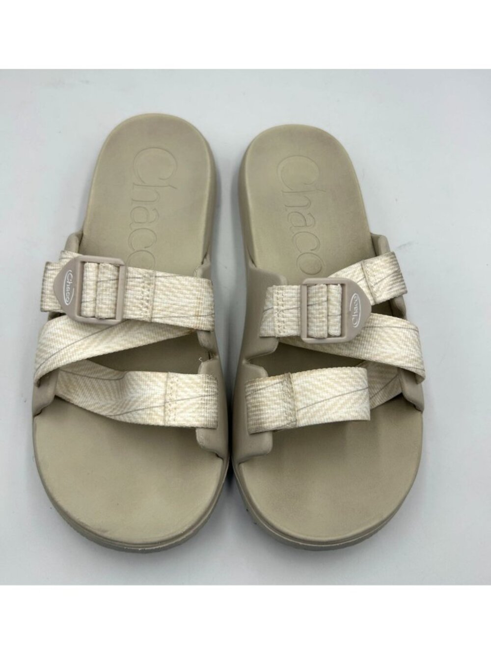 Chaco Women's Beige Chillos Slide Adjustable Straps Size 9 3360 - Picture 7 of 16